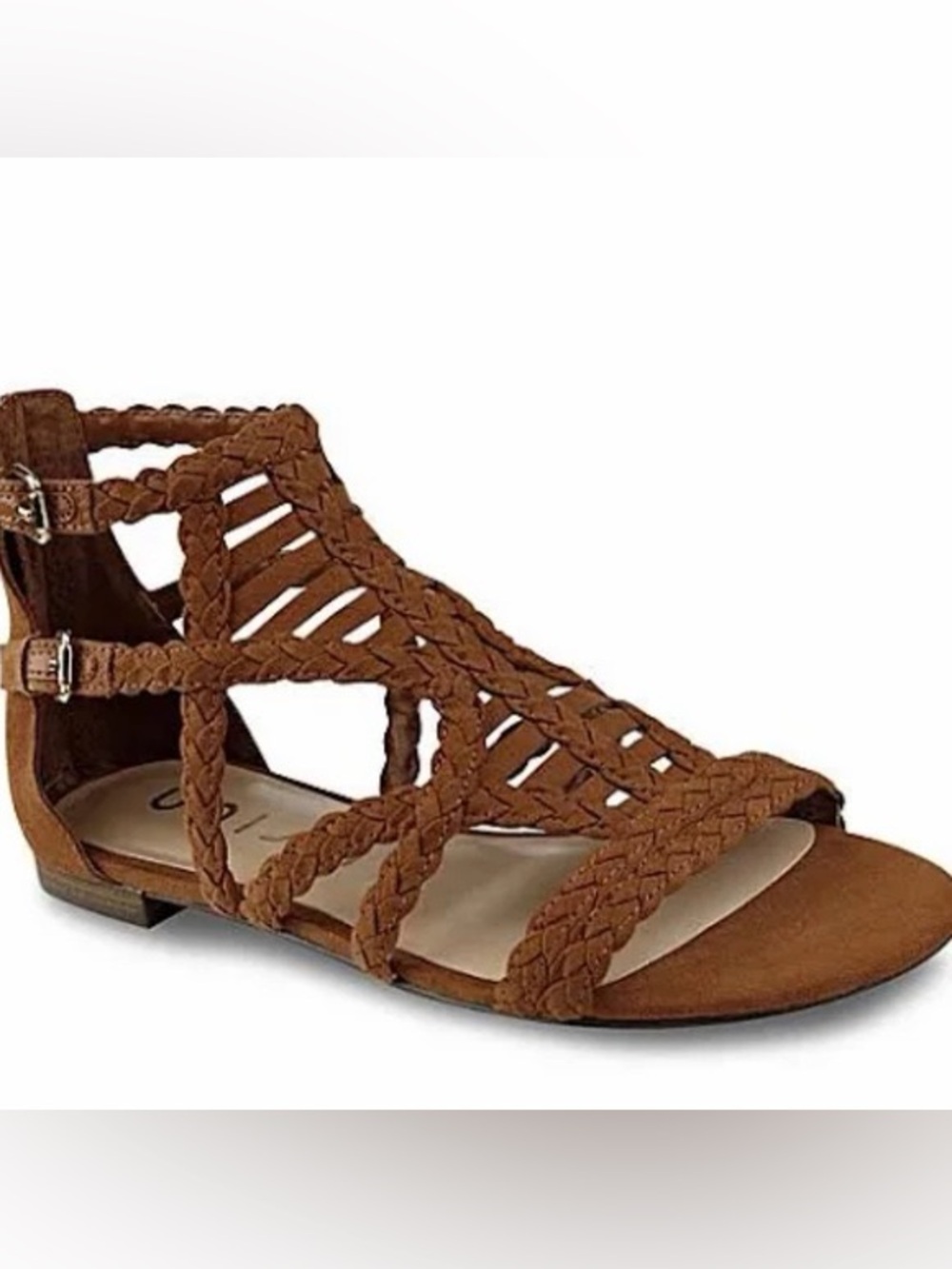 Unisa Krisya Women Open Toe Brown Gladiator
Braided Sandal